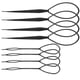 thumbnail image 3 of 8 pinzas de plástico para hacer cola de caballo, accesorios para peinar el cabello, 3 of 8