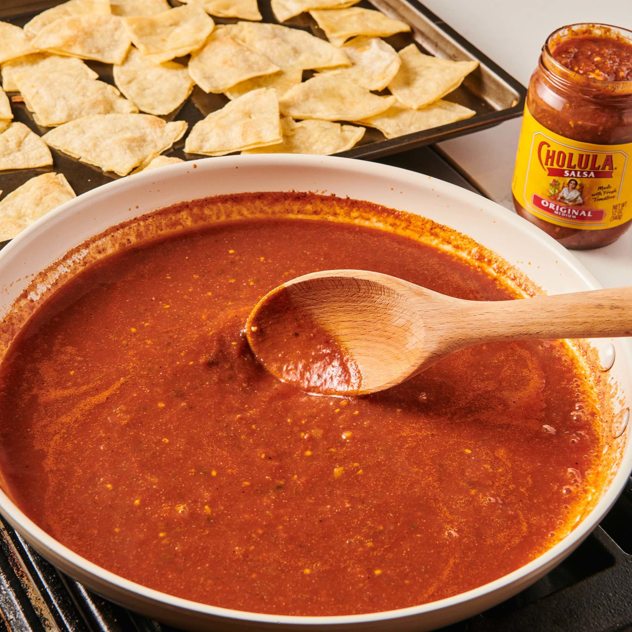 (4 pack) Cholula Gluten Free Original - Medium Salsa, 12.0 oz Jar