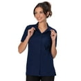 thumbnail image 3 of Chef Works Womens Durham Snap Work Shirt, Navy, X-Large, 3 of 5