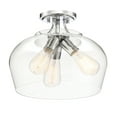 thumbnail image 5 of Savoy House Octave 3-Light Glass Ceiling Light in Polished Chrome - 6-4035-3-11, 5 of 5