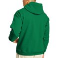 thumbnail image 1 of Hanes Men's Pullover EcoSmart Hooded Sweatshirt, kelly green, Large Hanes Hanes, 1 of 2
