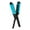 Blue, variant on Clamp Hair Brush Detangler Comb Double Sided Hair Straightening Brush V-Shape Hair Styling Comb for Home