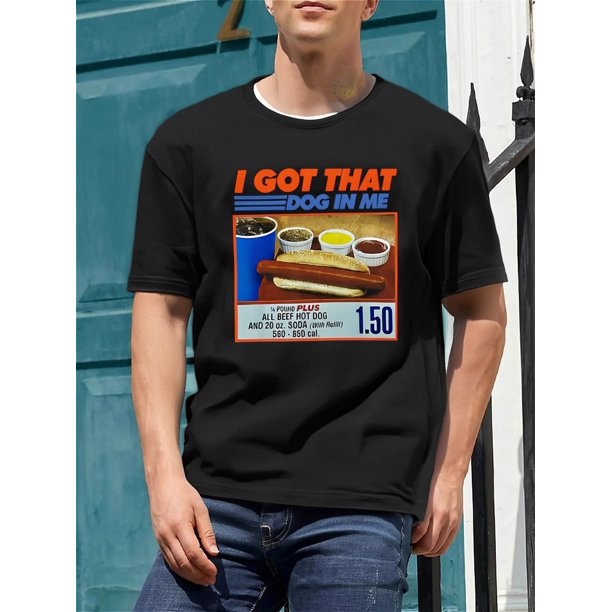 Graphic Playera, HombreVintage-Inspired Nice Dog & Sauces Graphic Print Crew Neck Short Sleeve T-Shirt for men and women, Street Short Sleeve Cotton T-Shirt, Comfort-Fit Crew Neck T-Shirt - Ultra-So