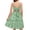 Floral Green, variant on Arshiner Tie Back Dresses for Girls Casual Summer Adjustable Strap Little Kids Black Wedding Dress with Pockets Girls Spring Dresses Size 10-12