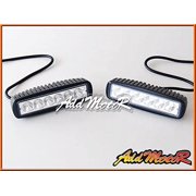 Addmotor 2PCS Spot Driving Fog Light,16 18W 1320lm Off Road LED Work Lights Jeep Lamp