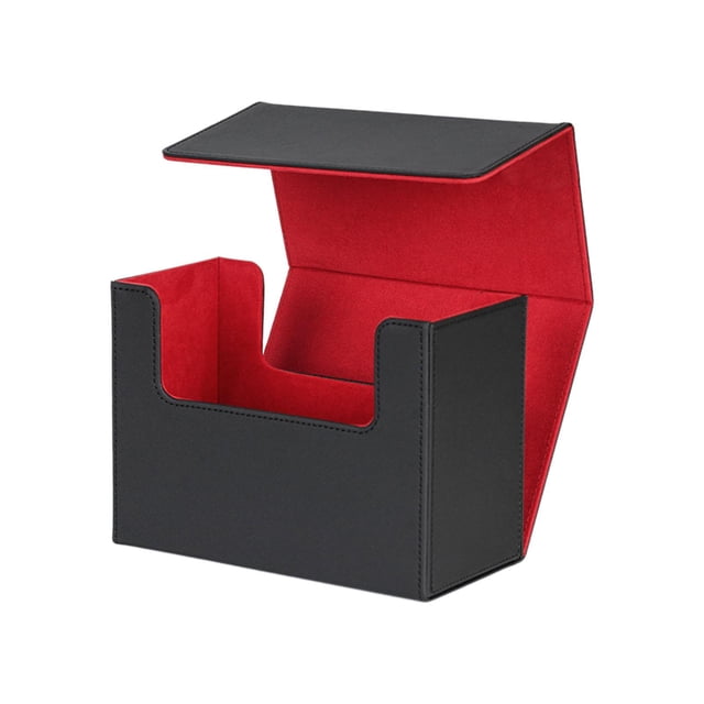Boîte de Rangement pour Cartes à Collectionner, Album de Protection, Boîte de Rangement Intérieure Rouge