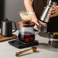 thumbnail image 3 of POYOGA 2PCS Clear Glass French Press Styles Coffee Tea Brewing Pot For Daily Home Use, 3 of 10