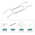 thumbnail image 3 of Uxcell 10Pcs Soporte para Platos, Soportes de Pared Invisibles de Acero Inoxidable de 7.5 pulgadas, Plateado, 3 of 6