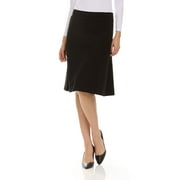 Kiki Riki Women's Cotton A-line Spandex Skirt -4930 black x small