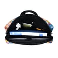 thumbnail image 5 of FORMRS 16" Laptop Bag Carrying Sleeve Case with Handle Travel Shoulder Briefcase, Light Colorful Circles, 5 of 8