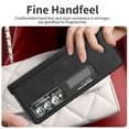 thumbnail image 5 of Elehold Rugged Folding hidden Kickstand Case for Samsung Z Fold 3 7.6 inch.PU Leather Hard PC Sotf TPU with Shockproof Support Charging Wireless,Green, 5 of 7