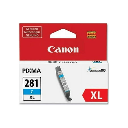 Canon - CLI-281 XL High-Yield - Cyan Ink Cartridge - Cyan