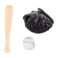 thumbnail image 3 of Llavero de béisbol, accesorio, mini guante de béisbol para cartera, bolso de mano Negro, 3 of 9