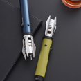 thumbnail image 4 of Nomeni Camping Outdoor Windproof Straight Flame Large Fireproof Blue Flame Refillable Flashlight Lightsaber (Adjustable Red And Blue Flame) (Blue)（3ml）, 4 of 8