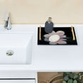 thumbnail image 7 of Ryvnso Blossom Flower on Water Bathroom Tray Vanity Countertop Trays Acrylic Organizer, 7 of 7