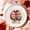 H, variant on Oioii Custom Round Phnom Penh Ceramic Jewelry Tray - Personalized Text/Photo Ring Storage Plate for Valentine's Day & Birthday Gifts, Ambiance Decor, Romantic Home, G