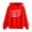 Red, variant on MUXiin Hoodies for Girls Baggy Crewneck Long Sleeve Hooded Sweatshirt Comfortable Drop Shoulder Hoodie Sweatshirt Cute Children Fall Winter Teen Girl Clothes