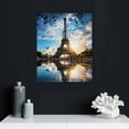 thumbnail image 4 of Nawypu  Paris Canvas Art Wall Decor Gold Eiffel Tower Landscape Painting Picture France Artwork for Bedroom Framed, 4 of 4