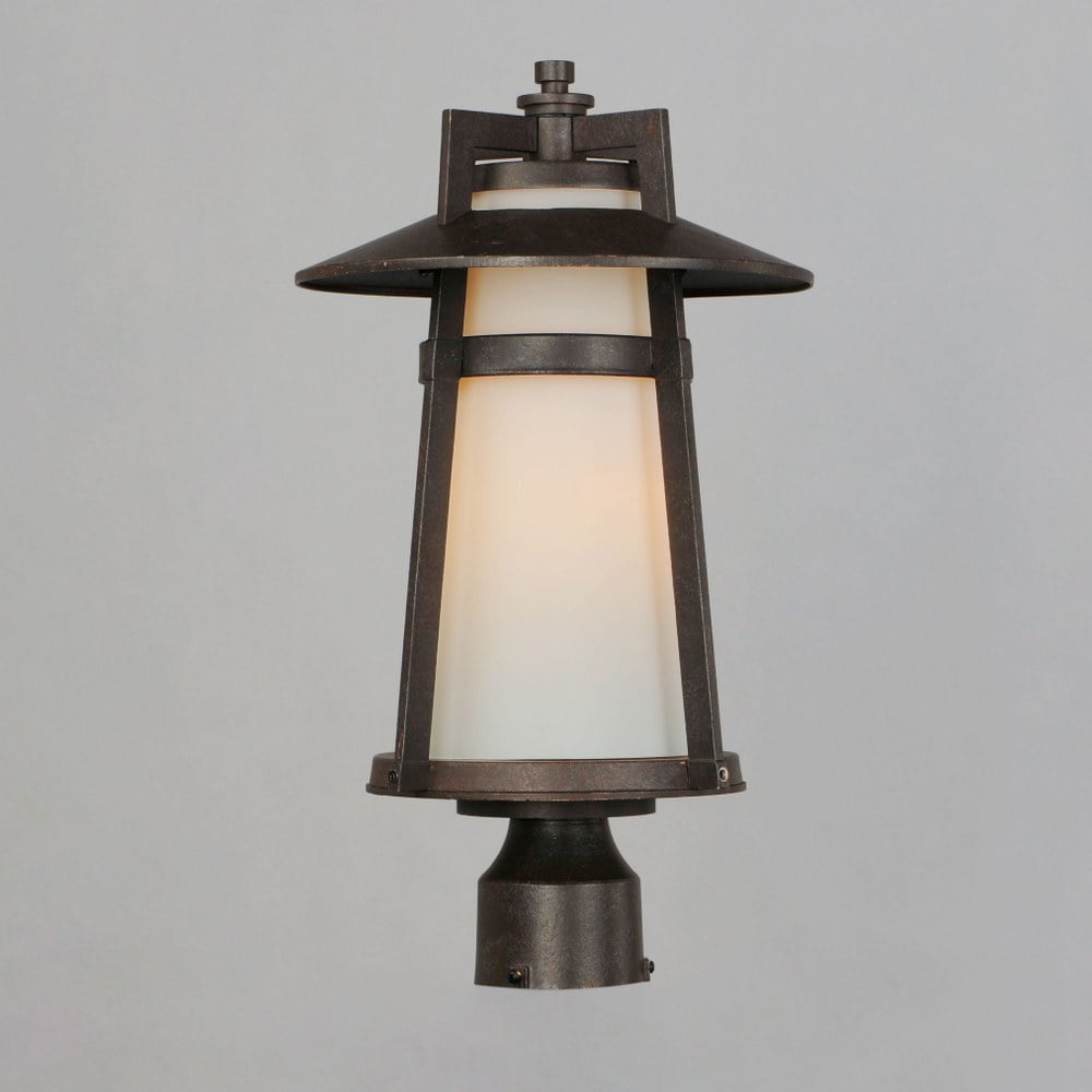 Maxim Calistoga One Light 19-Inch Outdoor Post Light - Adobe - 3530SWAE