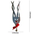 thumbnail image 2 of Fiudx Colgante de Tenedor de Papá Noel, Divertido Adorno de Reno, Metal de Alta Calidad, Diseño de Expresión Adorable, Fácil de Colgar En El Árbol de Navidad, Regalo Navideño para Familiares y Amigos, 2 of 6