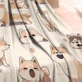 thumbnail image 3 of Shiba Inu Blanket,Comfortable Soft Lamb Wool Throw Blanket,All Season,Warm Lightweight Blankets for Sofa Bed Couch Living Room Chair,40"x50", 3 of 4