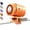 Orange, variant on Aerochili Portable Ac, Aerochill Portable Ac for Car, Provides Cooling Mist and Shade, Three-Level Adjustment Combined with a Multi-position Clamp Design, Ideal for Various Trucks and Passenger Cars