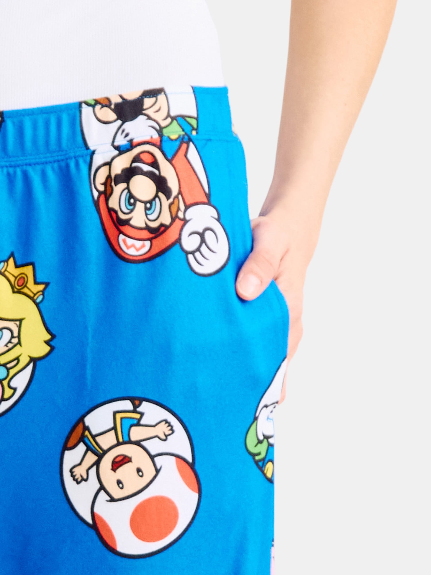 Nintendo Women’s and Women’s Plus Mario Print Sleep Pants, Sizes XS-3X