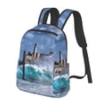 thumbnail image 2 of Daiia Lighthouse in Havana School Backpack for Men and Women Lightweight Backpack Durable Backpack Water-Resistant,Travel,Work Bag, 2 of 9