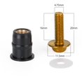 thumbnail image 3 of Motorcycle Wind Screen Shield Alu M5x16mm Screw Bolt Washers kit Gold 10 Pack, 3 of 7