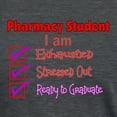 thumbnail image 3 of CafePress - Pharmacy Student Stressed Exhausted Graduat Women - Womens Tri-blend T-Shirt, 3 of 4