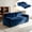 Blue Velvet 66", variant on 3-in-1 Queen Pull Out Sofa Bed, 66" Velvet Convertible Sleeper Couch with Deep Seat & Storage Pocket, Modern Folding Futon Sofa Bed, Green