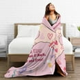 thumbnail image 2 of Sister Gifts Blanket, Sister Birthday Gifts from Sister, Best Friend Birthday Gift for Women 60” x 50”, Sister Gifts for Birthday, Graduation, Christmas.(Pink), 2 of 5