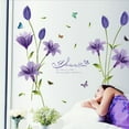 thumbnail image 3 of Inteprter Pegatina de pared flor PVC DIY calcomanía autoadhesiva fiesta papel pintado decorativo dormitorio sala de estar espejo ventana Decoración del hogar, 3 of 6