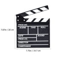 thumbnail image 2 of EeaseCA 1Pc Black Wooden Director Clapper Board Photo Props Film Movie Clapperboard, 2 of 8