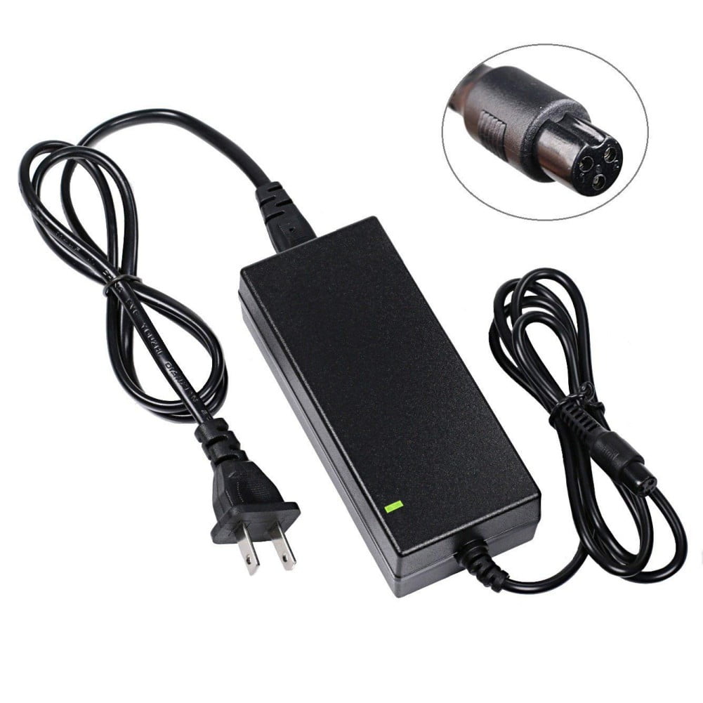42V 2A Battery Power Charger with LED Light for Balance Hoverboard Electric Scooter