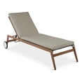 thumbnail image 1 of Meridian Furniture Maui Gris Tissu Résistant à l'Eau Chaise Longue de Patio Extérieure, 1 of 16