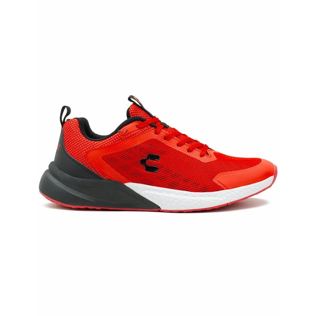 Tenis Charly Para Hombre Running Sport Antiderrapante Transpirable Rojo/Negro rojo 25.5