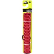 Pet Champion 5' Red Jelly Dog Leash