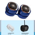 thumbnail image 4 of Advancent Ventilador de cuello colgante, carga USB plegable, ventiladores de bolsillo de 360 grados, banda para el cuello sin hojas, equipo Electrodomésticos Azul, 4 of 6