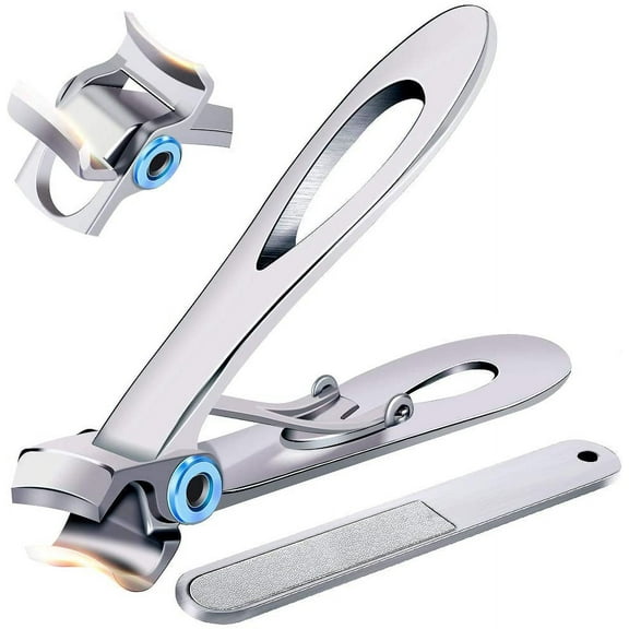Nail clippers for thick nails - Extra large nail clippers with wide jaw opening