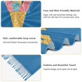 thumbnail image 5 of FORMRS Womens Scarf Winter Soft Long Big Warm Shawls Wrap Tassel Scarves, Colorful Ice Cream Cat, 5 of 9