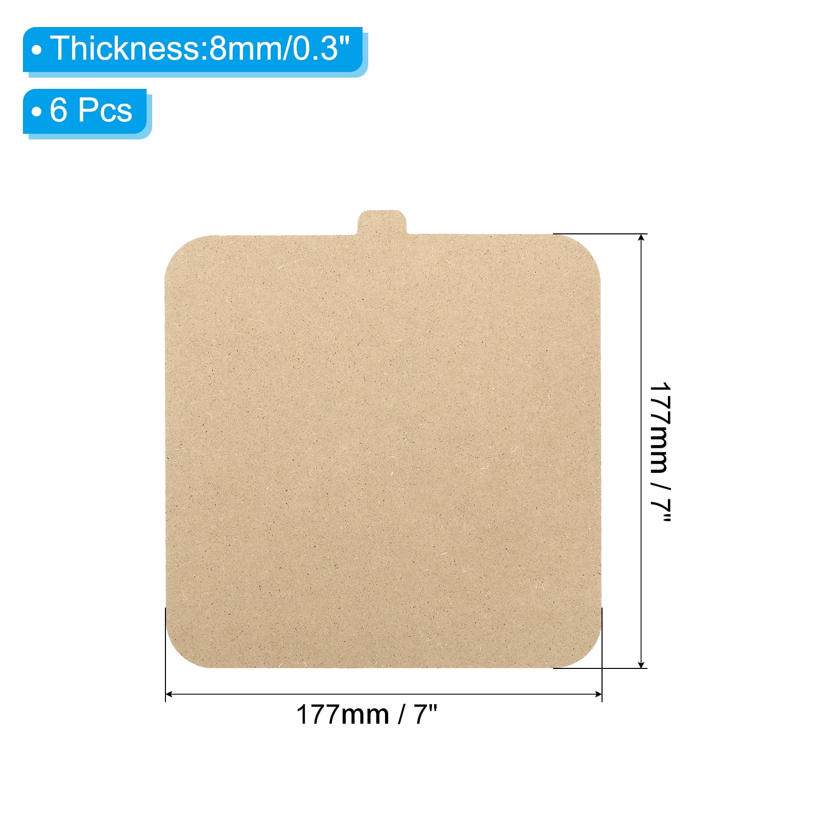 Pottery Bat Inserts for Pottery Bat System, 6 Pack 7 Inner Bats for Pottery Wheel