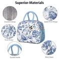 thumbnail image 4 of Lunch Bag Lunch Box for Women Reusable Insulated Lunch Bags,Water-Resistant Sea Shell Starfish Beach Pattern Cooler Lunch Tote Bag, Large Capacity for Work Travel Picnic, 4 of 6