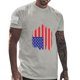 thumbnail image 1 of Mens Casual Pantalones Cortos Cuello Redondo Gradación Impresión Suéter Camiseta, Blusa Deportiva de Fitness para Hombres, 1 of 4