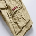 thumbnail image 4 of LYMAYTER‌‌‌ Men's Cargo Shorts Washed Workwear Casual‌ Loose Fit Multi-Pocket Travel Hiking‌ 30-38, 4 of 9