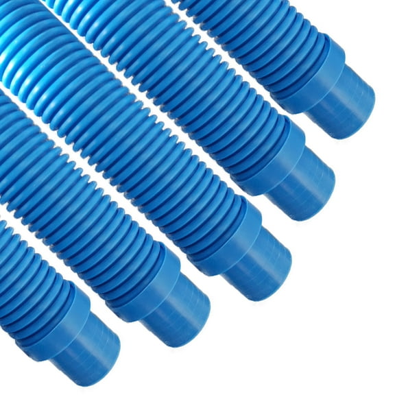 Puri Tech Pool Cleaner Vac Hose Kreepy Krauly Barracuda 1.5 in x 4 ft Blue 5 Pack
