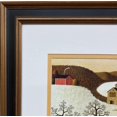 thumbnail image 2 of Charles Wysocki "Pass the Fox Creek Inn" Newly FRAMED Art Americana Winter Rural Generic, 2 of 3