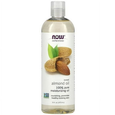 NOW Foods, Solutions, Sweet Almond Oil, 16 fl oz Pack of 4