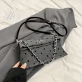 thumbnail image 3 of Bolsos de mano de diseñador de lujo de gran capacidad para mujer, novedad de 2024, bolsos cruzados de hombro suaves con cadena de moda, bolsos con lazo y lunares, bolsas para mujer, 3 of 5