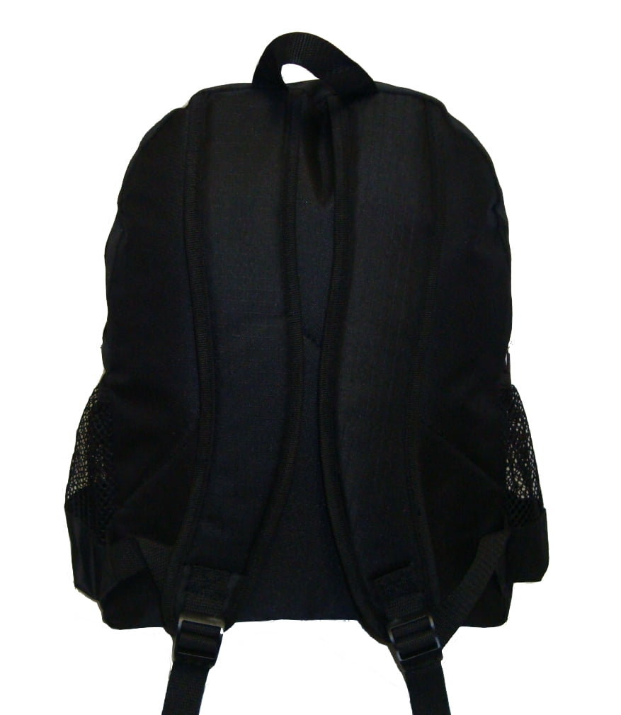 K-Cliffs 16" Multi Pocket School Backpack, Unisex, Elementary- High School, Black, 100% Polyester